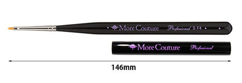 More Couture More Gel Brush short flat 4mm w/Cap