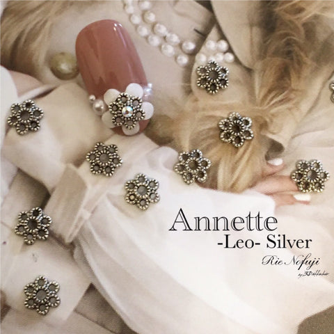 Bonnail x RieNofuji Annette Leo Antique Parts Silver 8pc