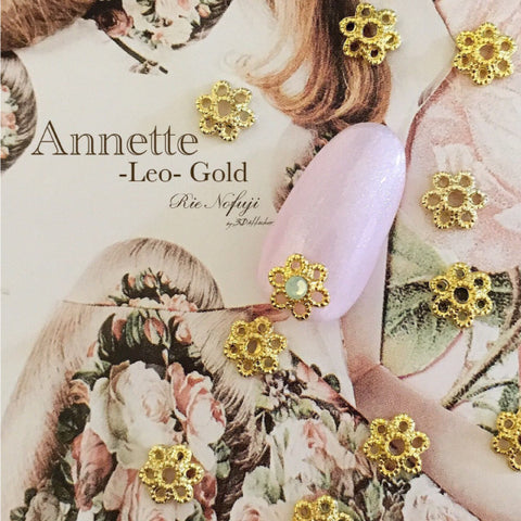 Bonnail x RieNofuji Annette Leo Antique Parts Gold 8pc