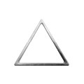 Pieadra soft triangle 4mm Silver 8pc