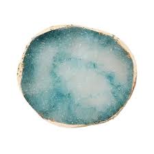 Bonnail gem quartz plate moon sapphire